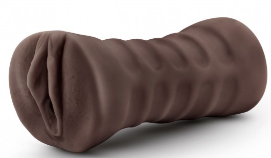 Коричневый мастурбатор-вагина Hot Chocolate Brianna - Blush Novelties - в Керчи купить с доставкой