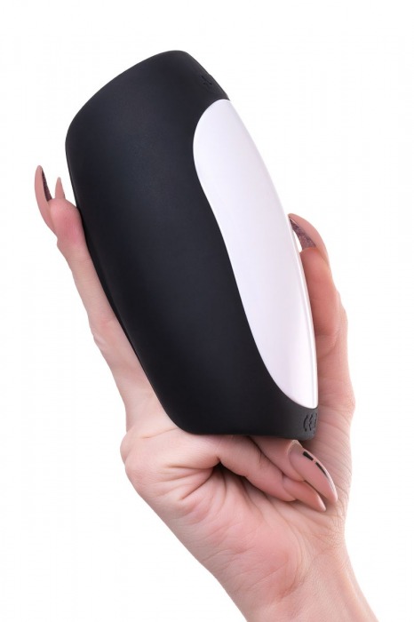 Черно-белый перезаряжаемый мастурбатор Erotist Hailstorm - Erotist Adult Toys - в Керчи купить с доставкой