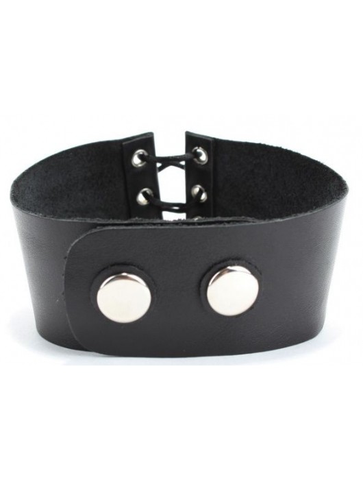 Оригинальный чокер со шнуровкой впереди - БДСМ Арсенал - купить с доставкой в Керчи