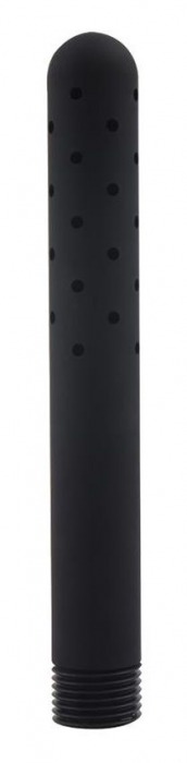 Черная насадка для анального душа ANAL DOUCHE - 15 см. - Dream Toys - купить с доставкой в Керчи