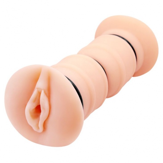 Телесный вибромастурбатор-вагина Michelle - Baile - в Керчи купить с доставкой