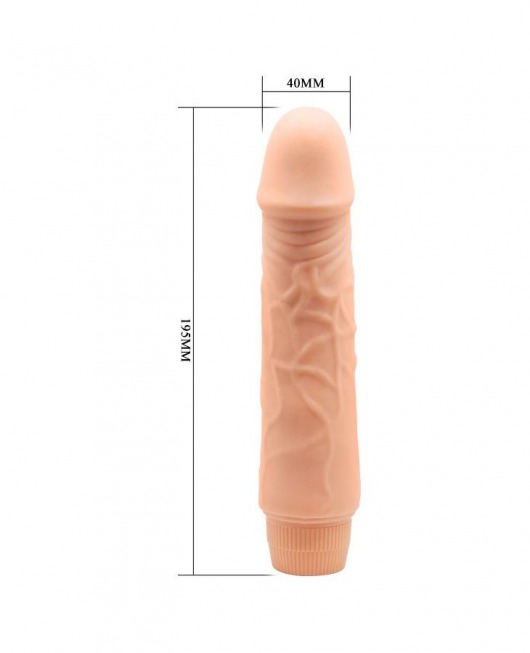 Телесный вибратор-реалистик Barbara - 19,5 см. - Baile