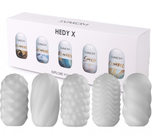 Набор из 5 мастурбаторов Hedy X5 Mixed - Svakom - в Керчи купить с доставкой