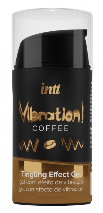 Жидкий интимный гель с эффектом вибрации Vibration! Coffee - 15 мл. - INTT - купить с доставкой в Керчи