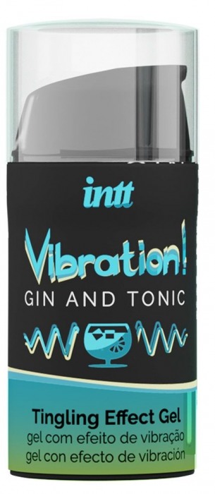 Жидкий интимный гель с эффектом вибрации Vibration! Gin   Tonic - 15 мл. - INTT - купить с доставкой в Керчи