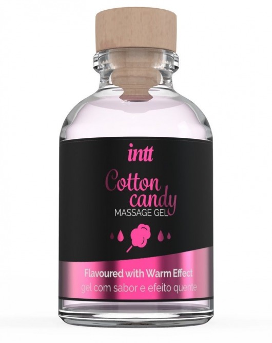 Массажный гель с согревающим эффектом Cotton Candy - 30 мл. - INTT - купить с доставкой в Керчи