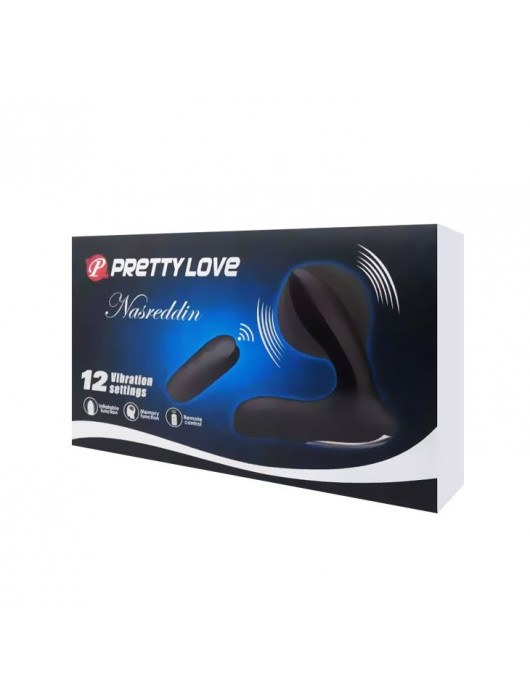 Массажер простаты Nasreddin с функцией расширения и пультом ДУ - 13,5 см. - Baile - в Керчи купить с доставкой