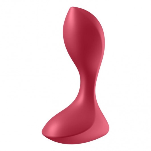 Красный вибромассажёр простаты Satisfyer Backdoor Lover - 14 см. - Satisfyer - в Керчи купить с доставкой