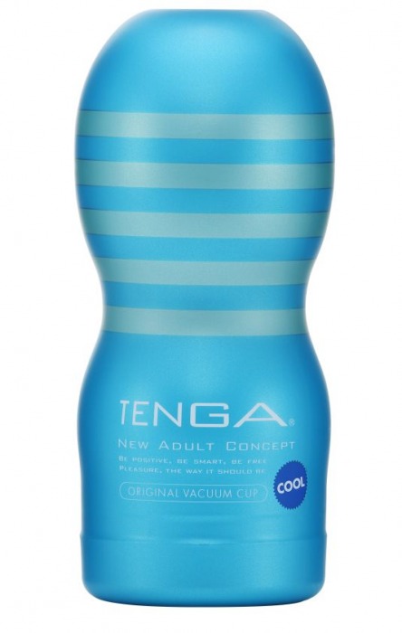 Мастурбатор с охлаждающей смазкой TENGA Original Vacuum Cup Cool - Tenga - в Керчи купить с доставкой