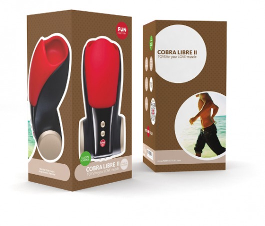 Чёрно-красный вибромастурбатор Cobra Libre 2 - Fun Factory - в Керчи купить с доставкой