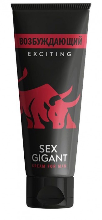 Возбуждающий крем для мужчин Sex Gigant - 80 мл. - Миагра - купить с доставкой в Керчи