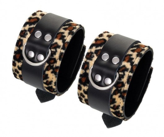 Наручники Anonymo с анималистическим принтом - ToyFa - купить с доставкой в Керчи