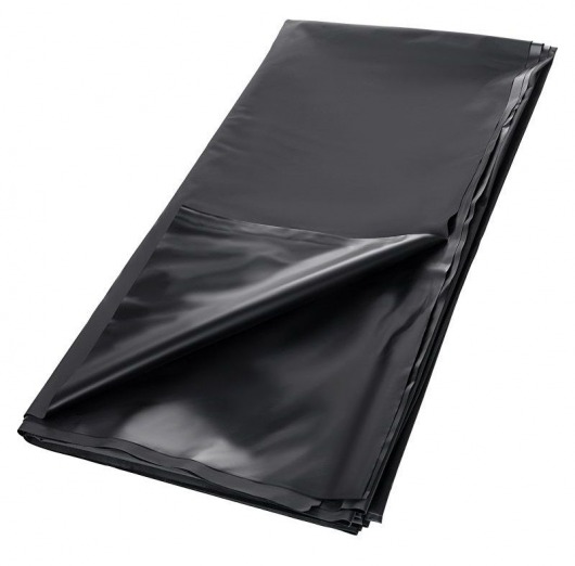 Черная простыня для секса из ПВХ - 220 х 200 см. - ToyFa - купить с доставкой в Керчи