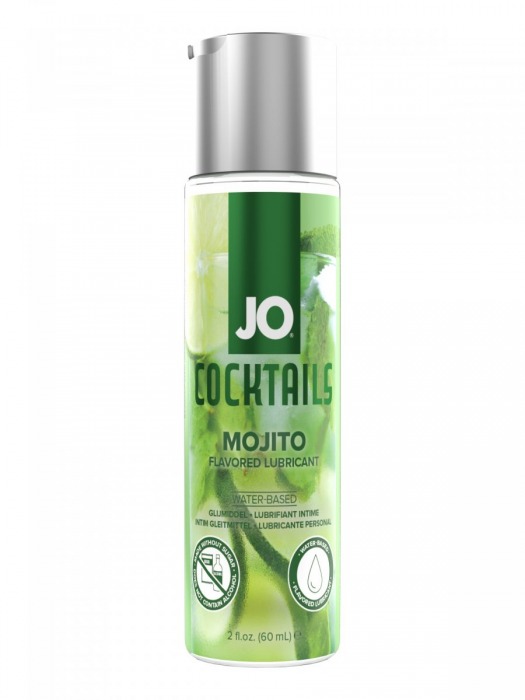 Вкусовой лубрикант на водной основе JO Cocktails Mojito - 60 мл. - System JO - купить с доставкой в Керчи
