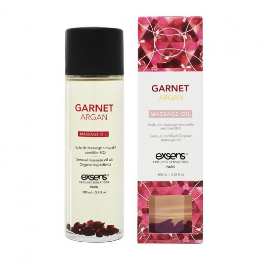Органическое массажное масло GARNET ARGAN - 100 мл. - Exsens - купить с доставкой в Керчи