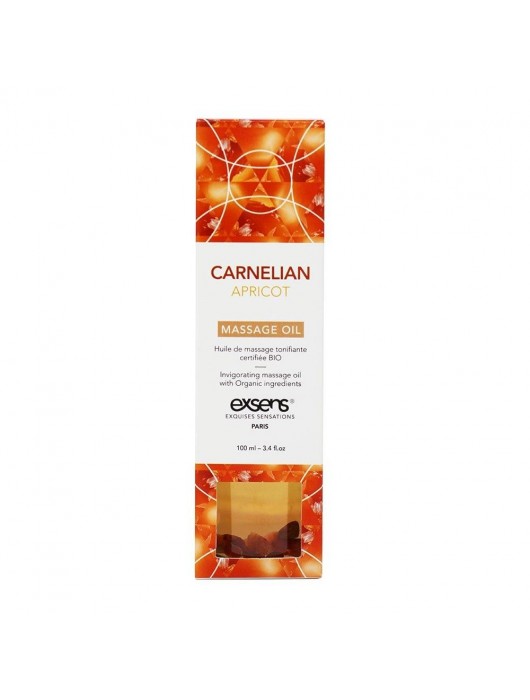 Органическое массажное масло CARNELIAN APRICOT - 100 мл. - Exsens - купить с доставкой в Керчи
