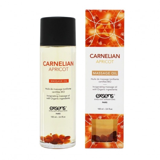 Органическое массажное масло CARNELIAN APRICOT - 100 мл. - Exsens - купить с доставкой в Керчи