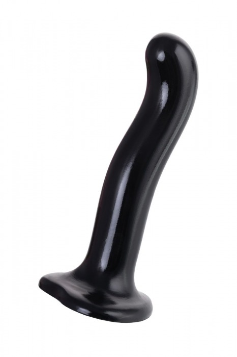 Черный стимулятор для пар P G-Spot Dildo Size M - 18 см. - Strap-on-me - в Керчи купить с доставкой