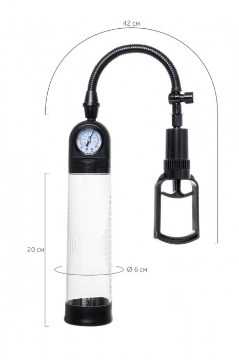 Прозрачная механическая помпа Helmer с манометром - Sexus - в Керчи купить с доставкой