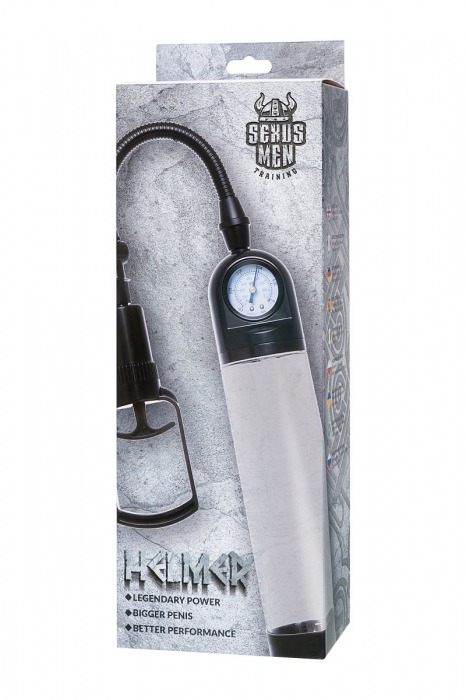 Прозрачная механическая помпа Helmer с манометром - Sexus - в Керчи купить с доставкой