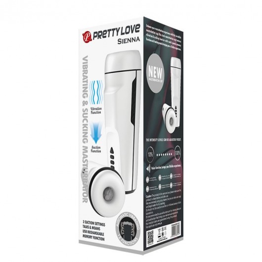 Вибромастурбатор Sienna с функцией всасывания - Baile - в Керчи купить с доставкой