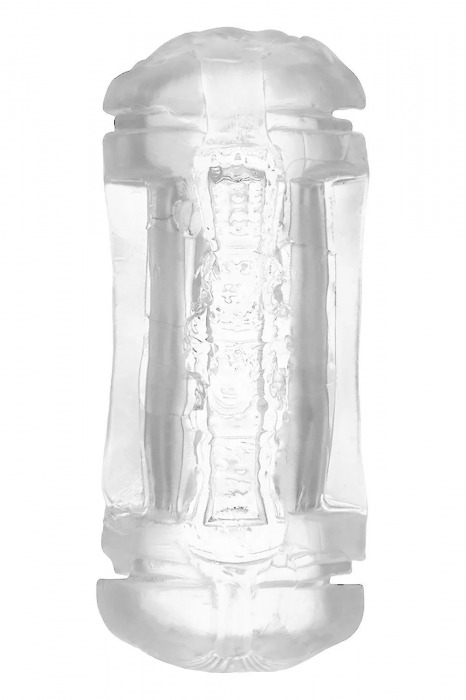 Прозрачный двусторонний мастурбатор Sophia - вагина и анус - Dream Toys - в Керчи купить с доставкой