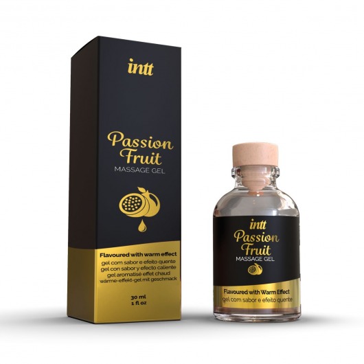 Массажный гель с ароматом маракуйи Passion Fruit - 30 мл. - INTT - купить с доставкой в Керчи