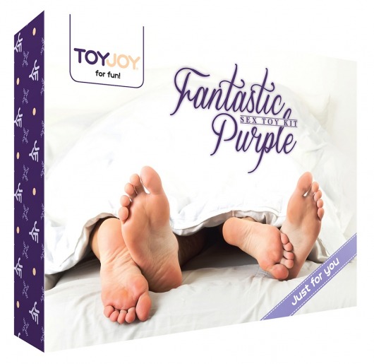Эротический набор FANTASTIC PURPLE SEX TOY KIT - Toy Joy - купить с доставкой в Керчи