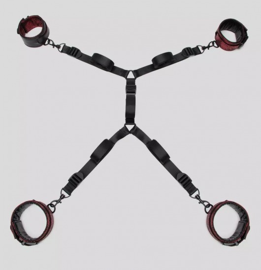 Изысканный набор фиксаций на кровати Reversible Under Mattress Restraint Set - Fifty Shades of Grey - купить с доставкой в Керчи