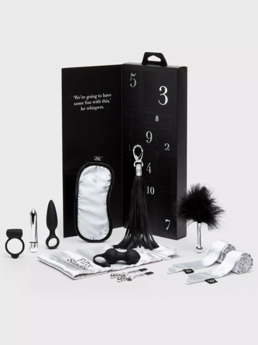 Эротический набор Pleasure Overload 10 Days of Play Gift Set - Fifty Shades of Grey - купить с доставкой в Керчи