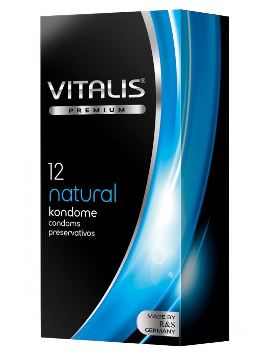Классические презервативы VITALIS PREMIUM natural - 12 шт. - Vitalis - купить с доставкой в Керчи