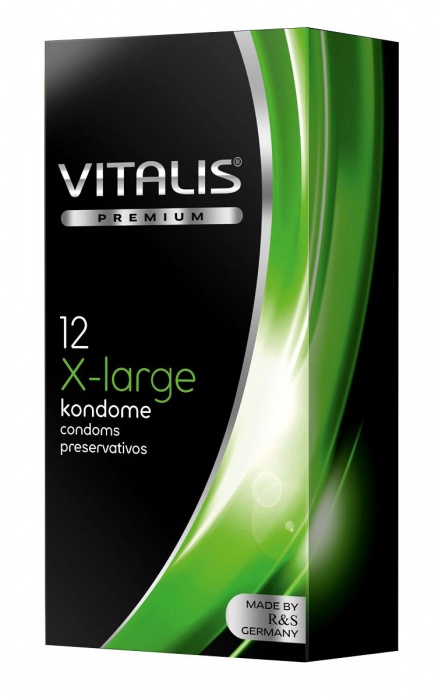 Презервативы увеличенного размера VITALIS PREMIUM x-large - 12 шт. - Vitalis - купить с доставкой в Керчи
