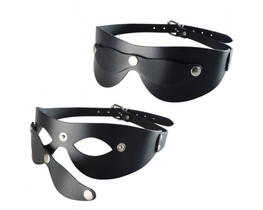 Черная кожаная маска  Новичок - Sitabella - купить с доставкой в Керчи