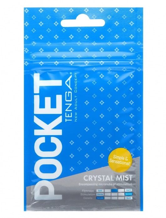 Карманный мастурбатор Crystal Mist - Tenga - в Керчи купить с доставкой