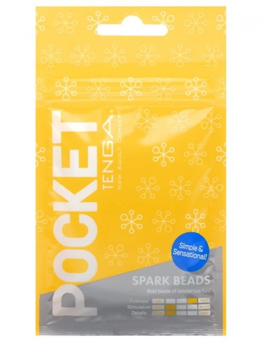 Карманный мастурбатор Spark Beads - Tenga - в Керчи купить с доставкой