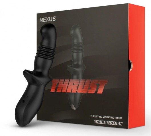 Черный вибромассажер простаты Nexus Thrust с возвратно-поступательными движениями - Nexus Range - в Керчи купить с доставкой