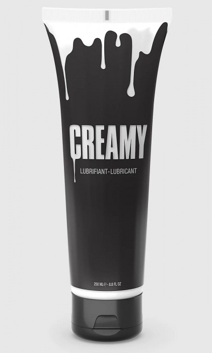 Смазка на водной основе Creamy с консистенцией спермы - 250 мл. - Strap-on-me - купить с доставкой в Керчи