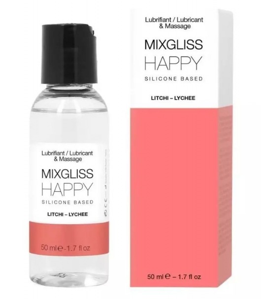 Смазка на силиконовой основе Mixgliss Happy - 50 мл. - Mixgliss - купить с доставкой в Керчи