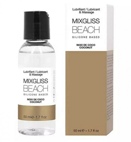 Смазка на силиконовой основе Mixgliss Beach - 50 мл. - Mixgliss - купить с доставкой в Керчи