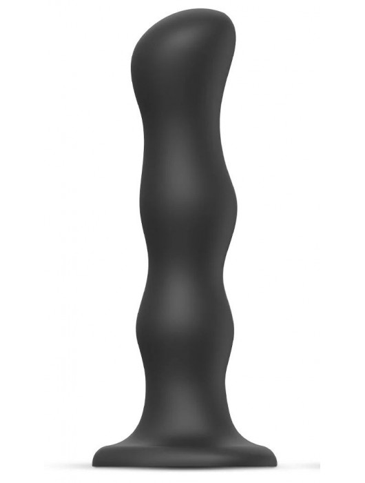 Черная насадка Strap-On-Me Dildo Geisha Balls size XL - Strap-on-me - купить с доставкой в Керчи