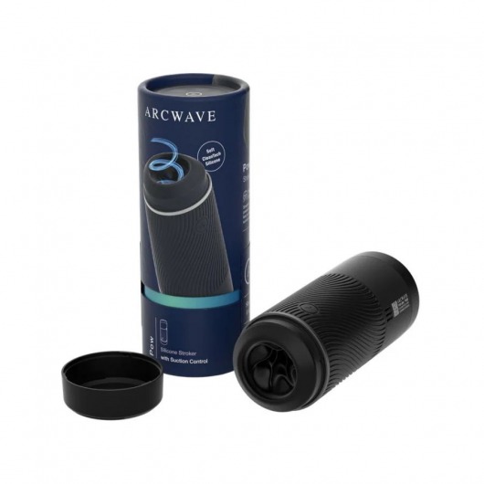 Черный мастурбатор с контролем всасывания Arcwave Pow Stroker - Arcwave - в Керчи купить с доставкой
