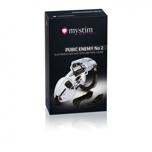 Пояс верности Pubic Enemy №2 с электростимуляцией уретры - MyStim - купить с доставкой в Керчи