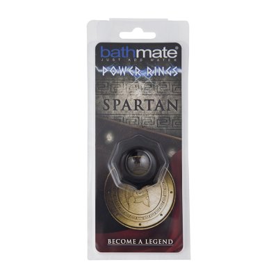 Чёрное эрекционное кольцо Spartan - Bathmate - в Керчи купить с доставкой