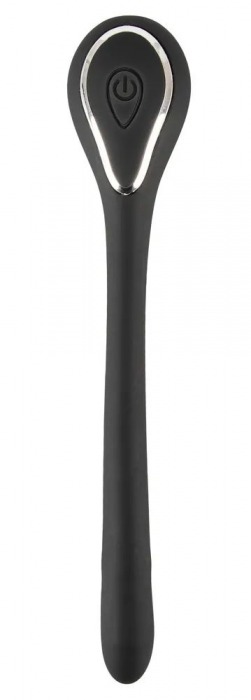 Черный гибкий уретральный стимулятор с вибрацией Vibrating Bendable Dilator - 13,5 см. - Orion - купить с доставкой в Керчи