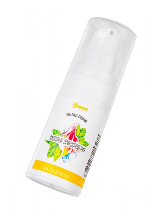 Согревающе-охлаждающий крем-гель для точечного массажа «Ласковые прикосновения»  - 15 мл. - ToyFa - купить с доставкой в Керчи