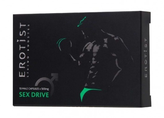 Капсулы для мужчин для повышения либидо Erotist SEX DRIVE - 10 капсул (500 мг.) - Erotist Libido Booster - купить с доставкой в Керчи