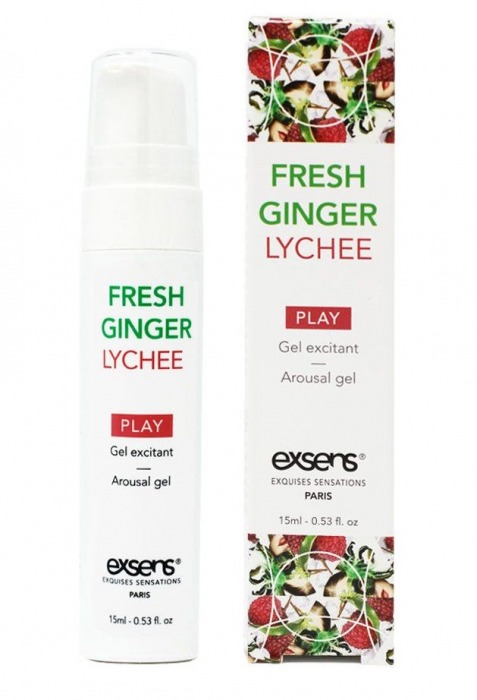 Возбуждающий гель Fresh Ginger Lychee Arousal Gel - 15 мл. - Exsens - купить с доставкой в Керчи