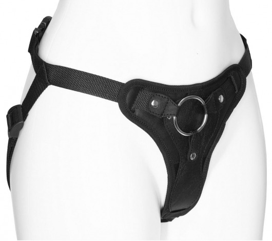 Женские трусики для фиксации насадки кольцом с внутренней насадкой - LOVETOY (А-Полимер) - купить с доставкой в Керчи