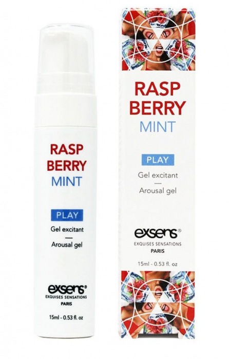 Возбуждающий гель Raspberry Mint с ароматом малины и мяты - 15 мл. - Exsens - купить с доставкой в Керчи