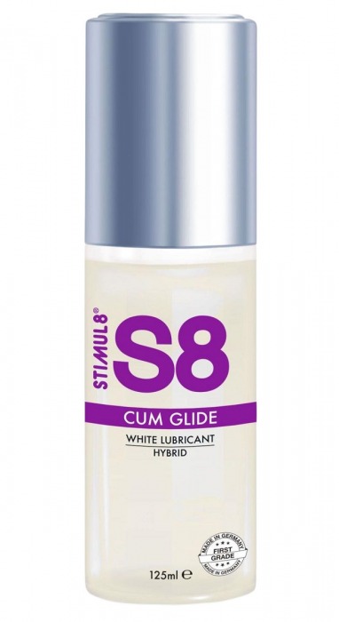 Гибридный лубрикант S8 Hybrid Cum Glide с консистенцией спермы - 125 мл. - Stimul8 - купить с доставкой в Керчи